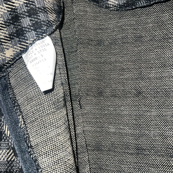 DBY Plaid jacket and dress with black velvet buttons and Collar - Picture 8 of 10